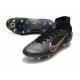 Nike Mercurial Superfly 8 Elite SG-PRO Anti Clog Nero Oro Metallico Argento Metallico