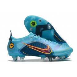 Nike Mercurial Vapor XIV Elite SG Pro Blu Cloro Arancione Laser Marina