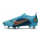 Nike Mercurial Vapor XIV Elite SG Pro Blu Cloro Arancione Laser Marina