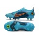 Nike Mercurial Vapor XIV Elite SG Pro Blu Cloro Arancione Laser Marina