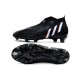 adidas Predator Edge+ FG Scarpini Nero Core Bianco Rosso Vivido