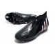 adidas Predator Edge+ FG Scarpini Nero Core Bianco Rosso Vivido