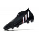 adidas Predator Edge+ FG Scarpini Nero Core Bianco Rosso Vivido