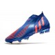 adidas Predator Edge+ FG Scarpini Hi Res Blu Turbo Hi Res Blu