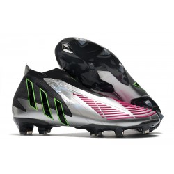 adidas Predator Edge+ FG Scarpini Argento Nero Rosa