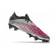 adidas Predator Edge.1 L FG Argento Nero Rosa