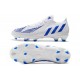 adidas Predator Edge.1 L FG Bianco Hi Res Blu Bianco