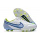 Nuovo Nike Tiempo Legend IX Elite FG Bianco Blu