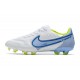 Nuovo Nike Tiempo Legend IX Elite FG Bianco Blu