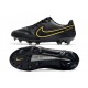 Nike Tiempo Legend IX Elite FG Nero Metallic Grigio Scuro Antracite