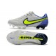 Nuovo Nike Tiempo Legend IX Elite FG Grigio Nebbia Volt Zaffiro