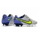 Nuovo Nike Tiempo Legend IX Elite FG Grigio Nebbia Volt Zaffiro