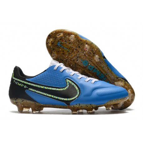 Nuovo Nike Tiempo Legend IX Elite FG Blu Nero