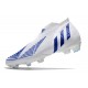 adidas Predator Edge+ FG Scarpini Bianco Hi Res Blu