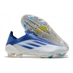 Scarpa Calcio adidas X Speedflow+ FG Bianco Legacy Indigo Cielo Rush