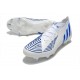 Scarpe adidas Predator Edge.1 FG Bianco Hi Res Blu