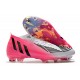 Scarpe adidas Predator Edge.1 FG Rosa Solare Nero Bianco