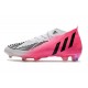 Scarpe adidas Predator Edge.1 FG Rosa Solare Nero Bianco