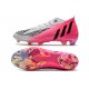 Scarpe adidas Predator Edge.1 FG Rosa Solare Nero Bianco