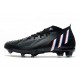 Scarpe adidas Predator Edge.1 FG Nero Core Bianco Rosso Vivido