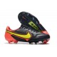 Nuovo Nike Tiempo Legend IX Elite FG Nero Giallo Rosso