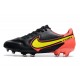 Nuovo Nike Tiempo Legend IX Elite FG Nero Giallo Rosso