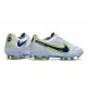 Nuovo Nike Tiempo Legend IX Elite FG Bianco Blu