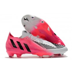 adidas Predator Edge.1 L FG Rosa Solare Nero Bianco