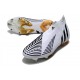 adidas Predator Edge+ FG Scarpini Bianco Oro Nero