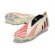 adidas Predator Edge+ FG Scarpini Bianco Off Rosso Vivido Oro Metallico