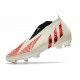 adidas Predator Edge+ FG Scarpini Bianco Off Rosso Vivido Oro Metallico