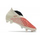 adidas Predator Edge+ FG Scarpini Bianco Off Rosso Vivido Oro Metallico