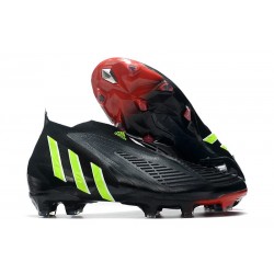 adidas Predator Edge+ FG Scarpini Nero Verde