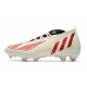 Scarpe adidas Predator Edge.1 FG Bianco Off Rosso Vivido Oro Metallico