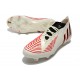 Scarpe adidas Predator Edge.1 FG Bianco Off Rosso Vivido Oro Metallico