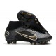 Nike Mercurial Superfly VIII Elite AG Nero Oro Metallico Argento Metallico