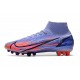 Nike Mercurial Superfly VIII Elite AG Mbappe Thistle Chiaro Argento Metallico