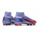 Nike Mercurial Superfly VIII Elite AG Mbappe Thistle Chiaro Argento Metallico