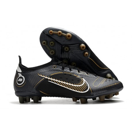 Nike Mercurial Vapor XIV Elite AG Nero Oro Metallico Argento Metallico