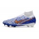 Nike Scarpe Zoom Mercurial Superfly IX Elite FG Bianco Blu Rosso