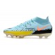 Nike Phantom GT II Elite DF FG Glacier Ice Nero Giallo Strike