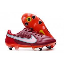 Nike Tiempo Legend IX Elite SG-PRO Team Rosso Bianco Ibisco Mistico