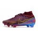 Nike Zoom Mercurial Superfly IX Elite FG KM Barbabietola Scuro Mtlc Oro