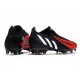 adidas Predator Edge.1 L FG Nero Bianco Rosso