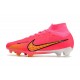 Nike Scarpe Zoom Mercurial Superfly IX Elite FG Rosa Giallo