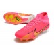 Nike Scarpe Zoom Mercurial Superfly IX Elite FG Rosa Giallo