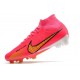 Nike Scarpe Zoom Mercurial Superfly IX Elite FG Rosa Giallo