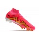 Nike Scarpe Zoom Mercurial Superfly IX Elite FG Rosa Giallo