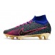 Nike Scarpe Zoom Mercurial Superfly IX Elite FG Rosa Blu