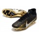 Nike Scarpe Zoom Mercurial Superfly IX Elite FG Nero Oro Metallico